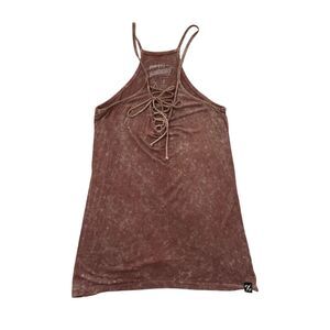 Affliction Fast and Furious Lace up Tank Top | Size Small